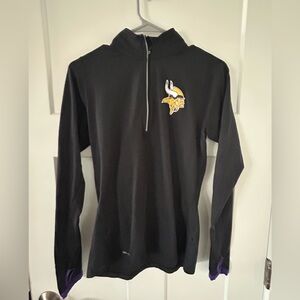 Women’s Nike NFL Vikings Apparel - Quarter zip - size small
